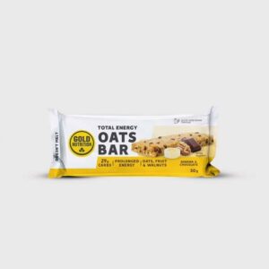 baton din ovaz cu banane si ciocolata goldnutrition total energy 50g