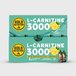 l carnitina lichida fiole goldnutrition l carnitine lamaie verde 3000 20 shot uri