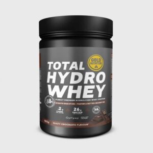 pudra proteica din zer cu ciocolata total hydro whey goldnutrition 900 g