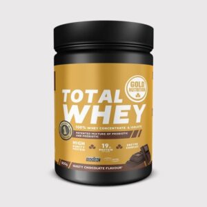 pudra proteica din zer goldnutrition total whey ciocolata 800g