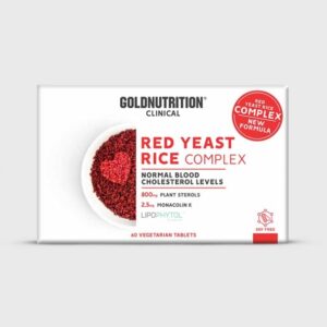 supliment alimentar cu orez rosu clinical red yeast rice complex goldnutrition 60 tablete