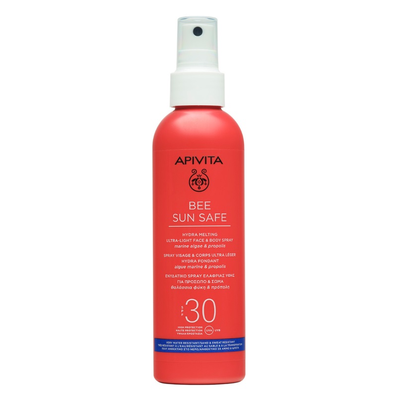 Spray protectie solara corp si ten SPF30 Apivita Sun 200 ml