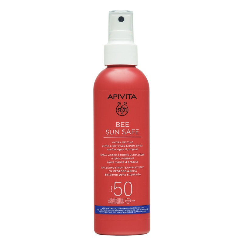 Spray protectie solara corp si ten SPF50 Apivita Sun 200 ml