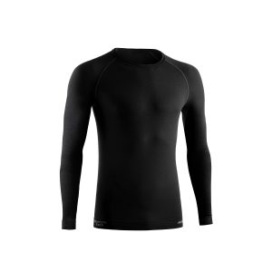 tricou termic cu maneca lunga barbati lurbel merino lite negru.jpg